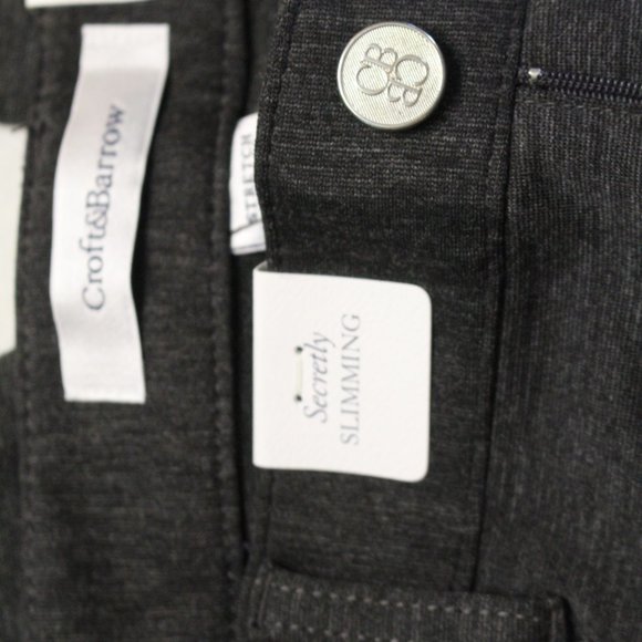 Croft & Barrow pants straight mid rise Stretch - Picture 5 of 8